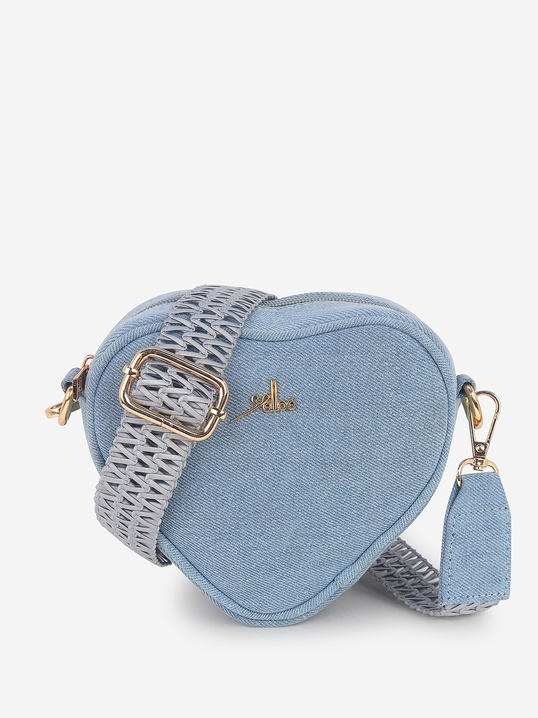 yelloe Heart Women Solid Shaped Sling Bag