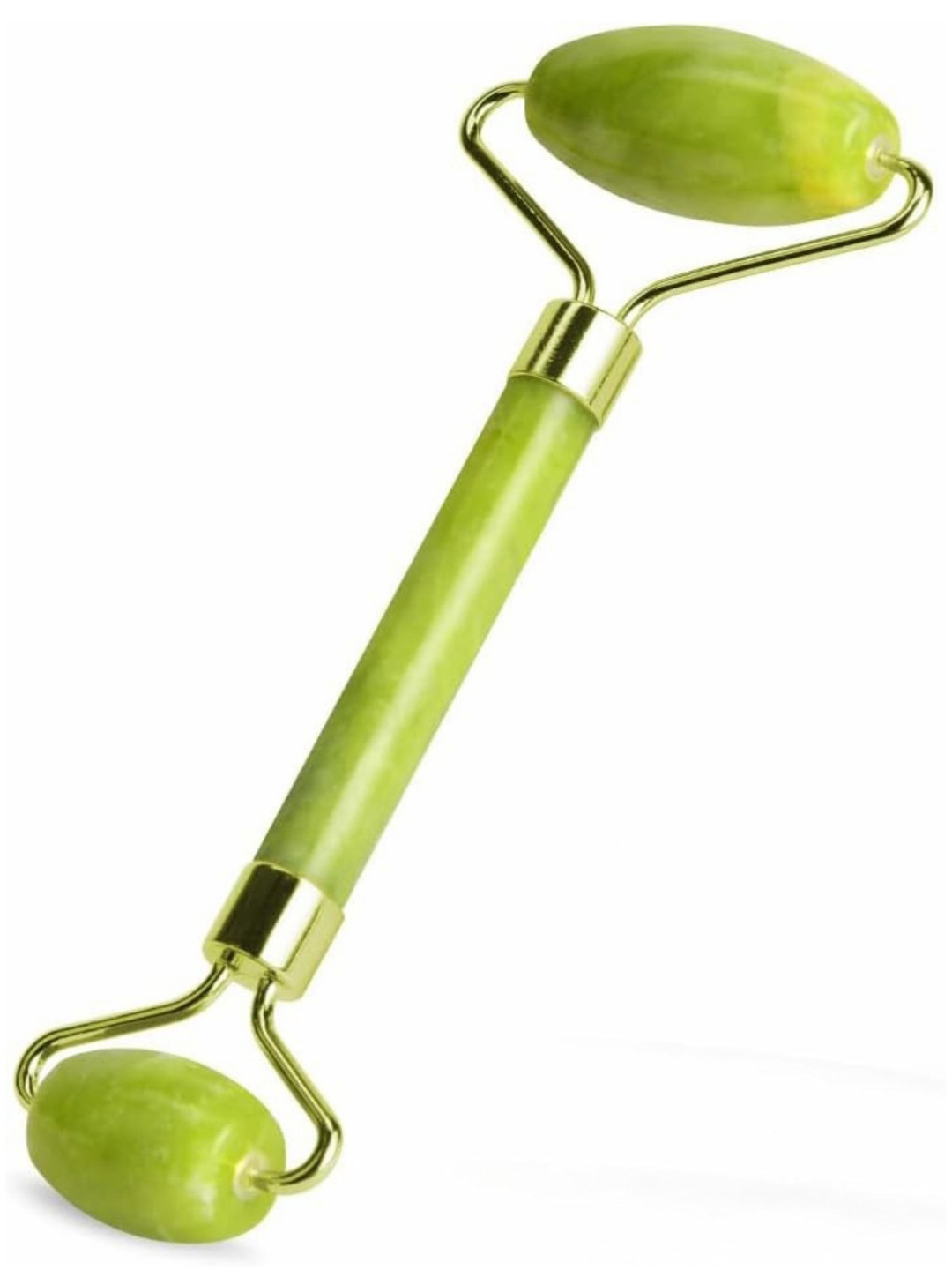 SIGNAXO Himalayan Jade Green Roller Face & Neck Massager Tool For Skin Glow & Brightening