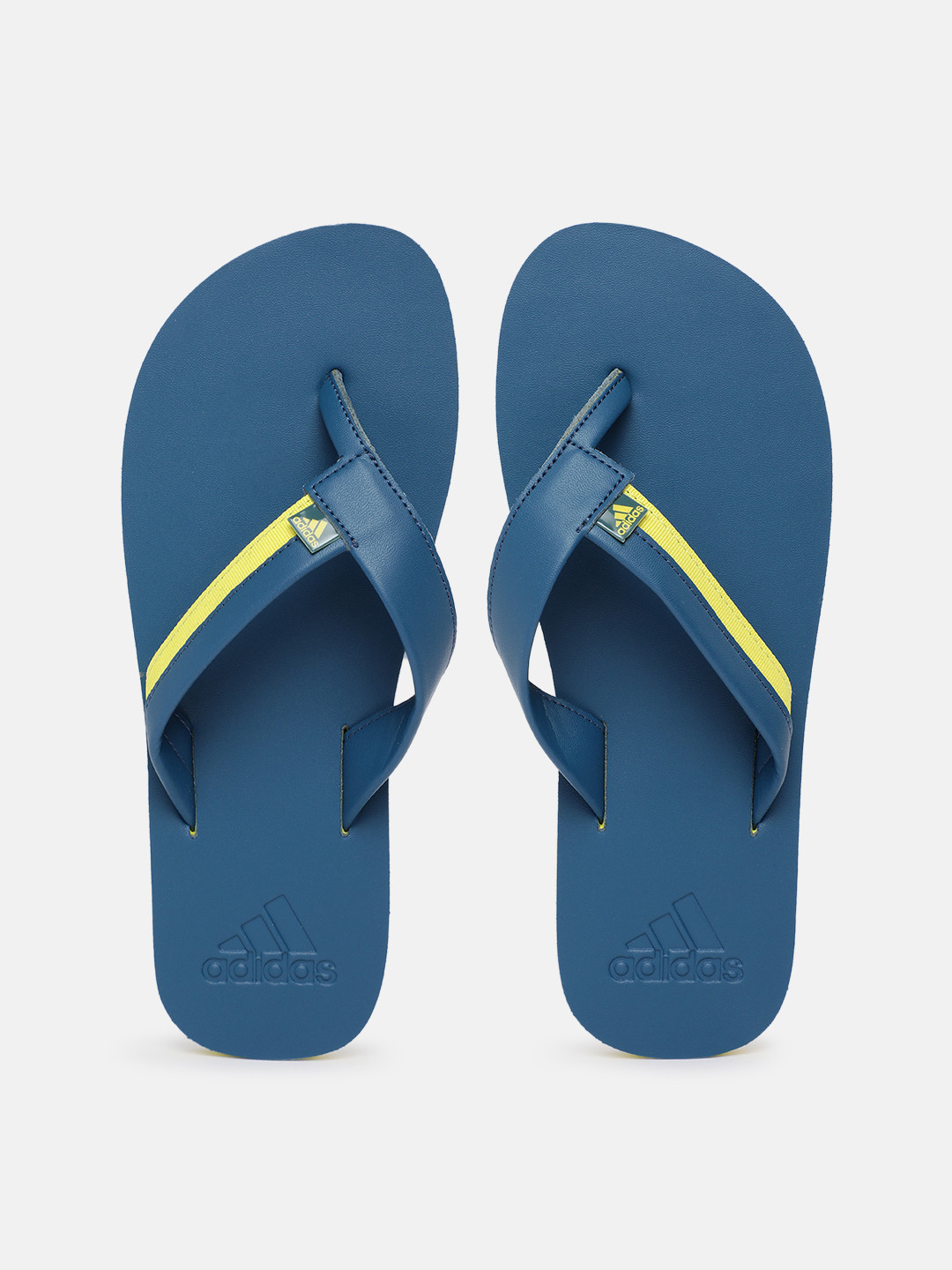 ADIDAS Men Marvello Striped Thong Flip-Flops