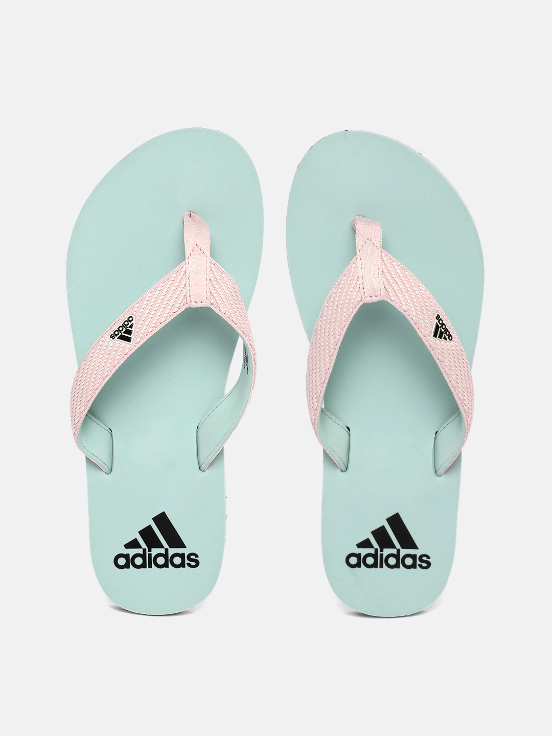 ADIDAS Women Brand Logo Printed Thong Flip-Flops