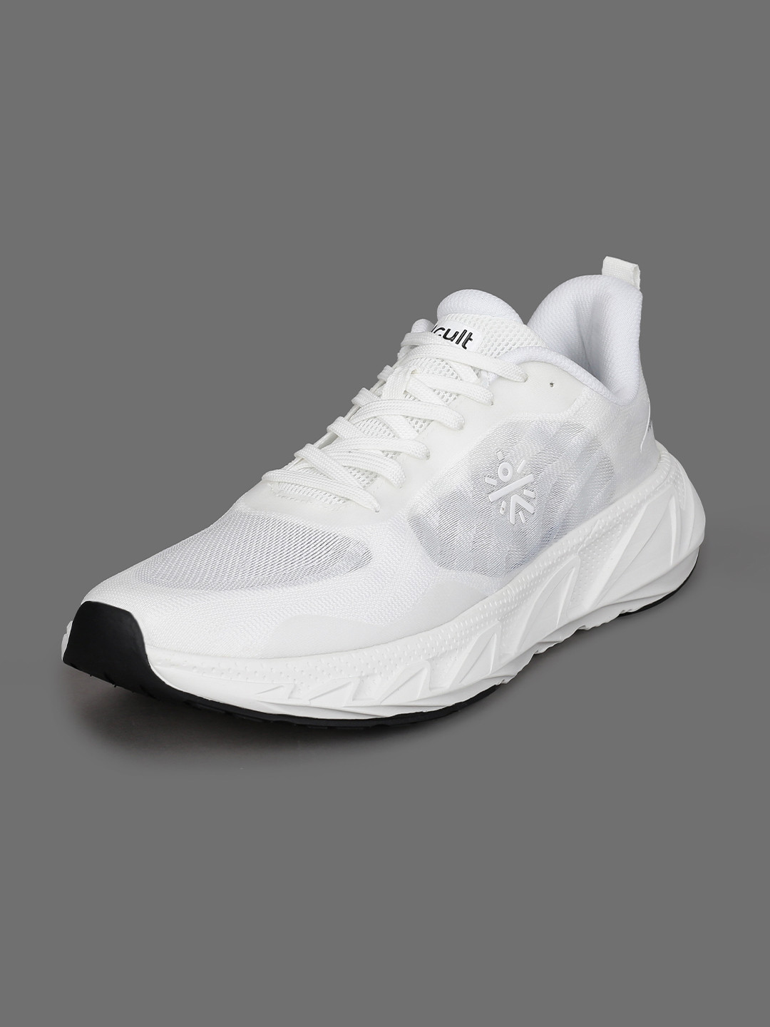 CULT Men White Stride Pulse Running Shoes