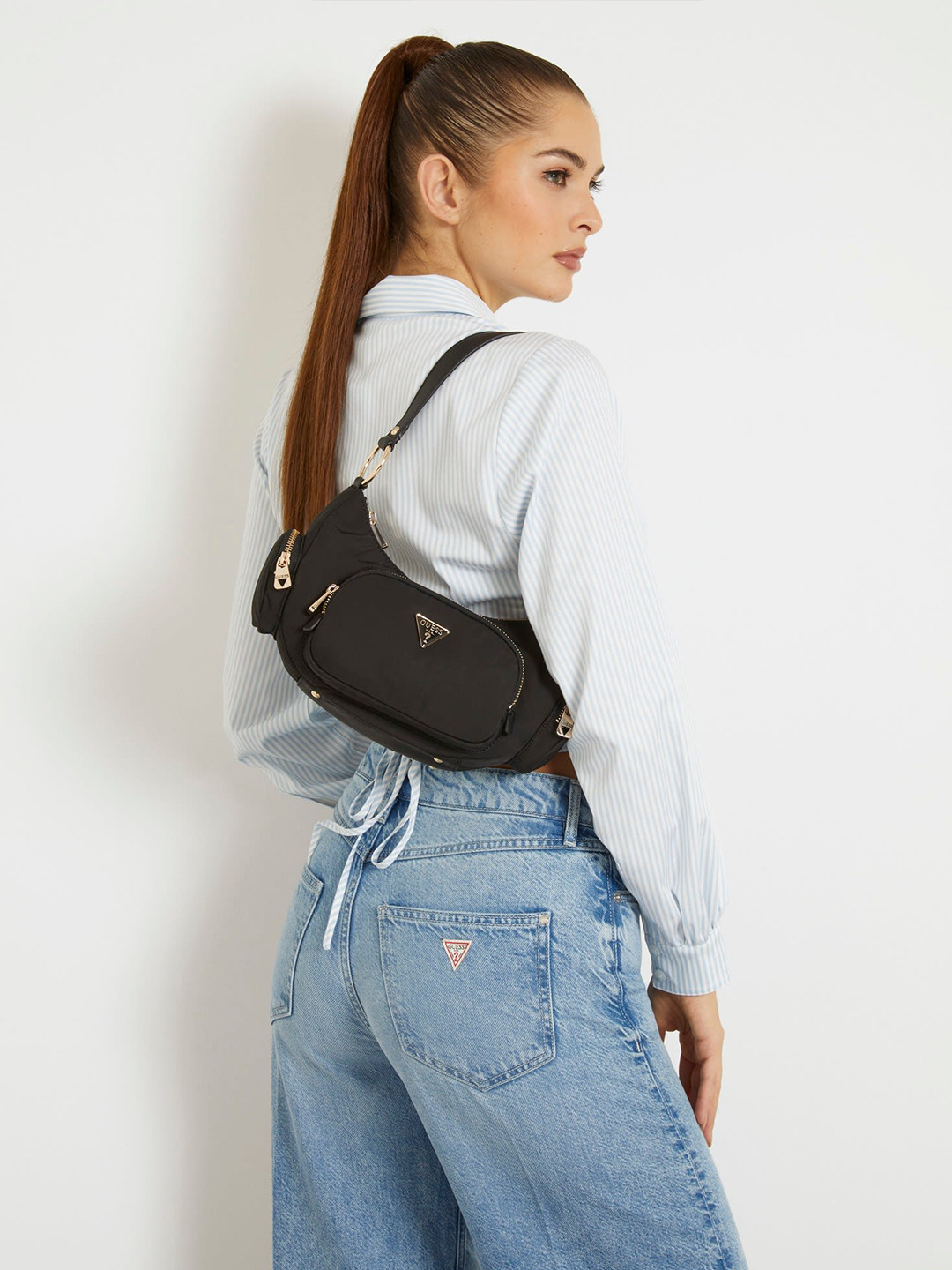 GUESS Shopper Shoulder Bag with Tasselled