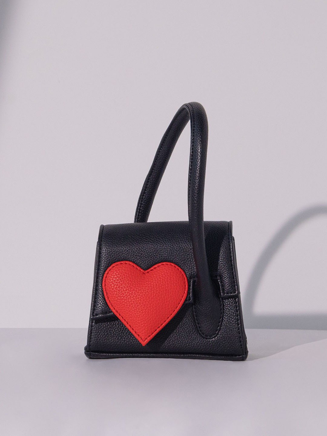 Suave Bags Textured Heartbound Tote Mini Shopper Handheld Bag