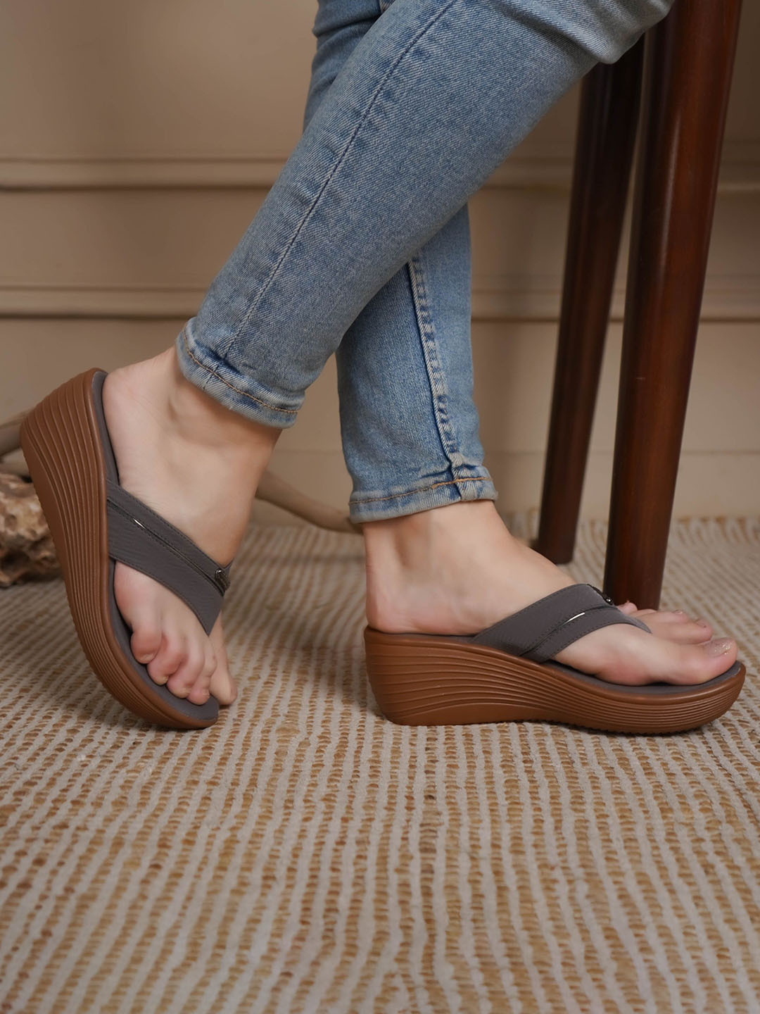 Shezone Wedge Sandals with Bows