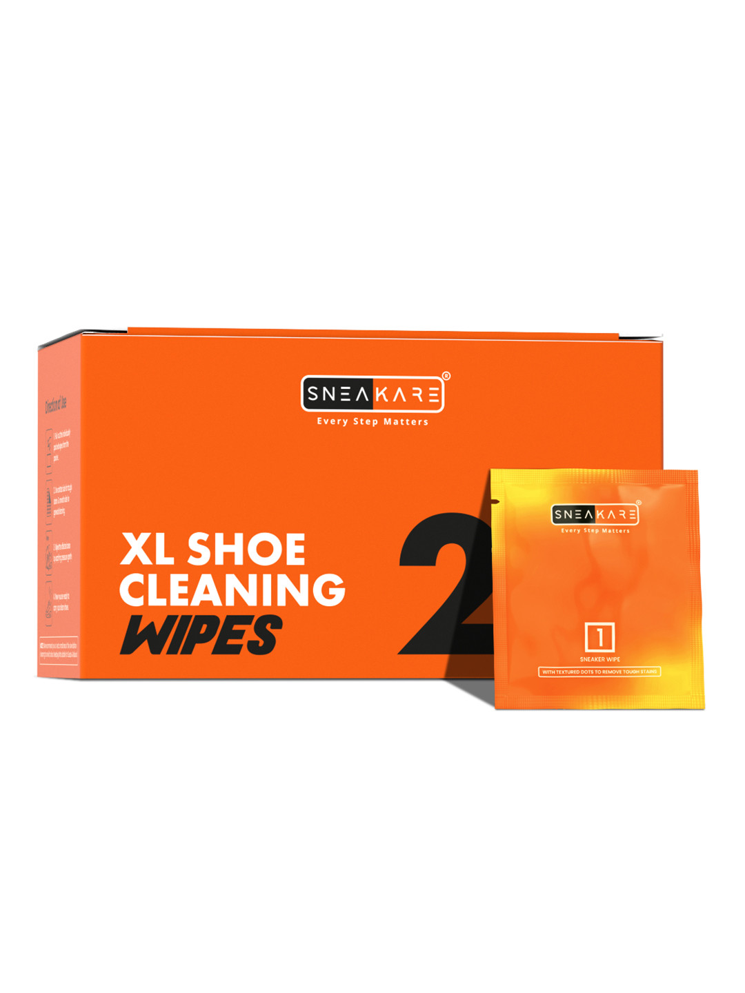 SNEAKARE Pack of 24 XL Shoe Cleaning Wipes for Sneaker Care Shoe Cleaner
