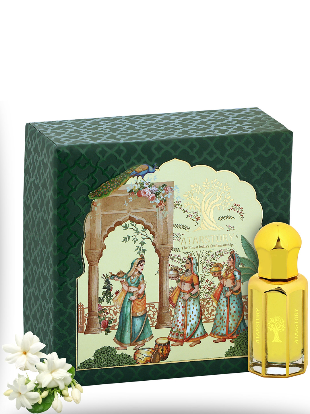 ATARSTORY Arabic Jasmine Best  Luxure Long Lasting Herbal Alcohol Free Attar 12 ml