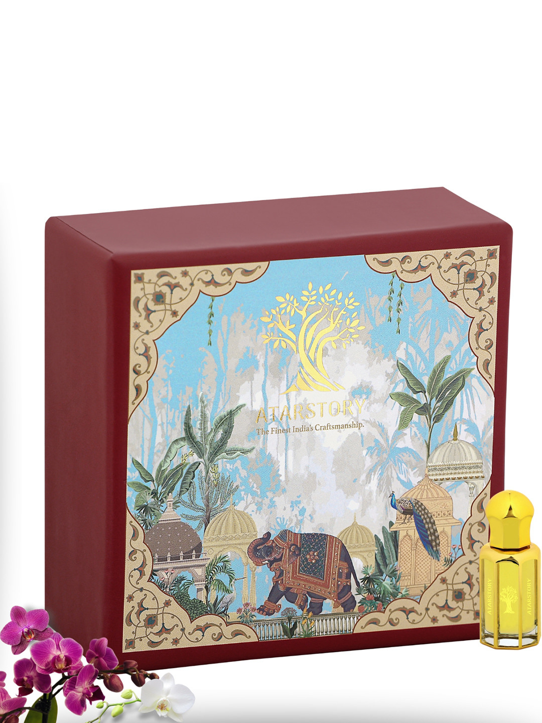 ATARSTORY Twin Orchid Best Long Lasting Herbal Alcohol Free Attar 12 ml