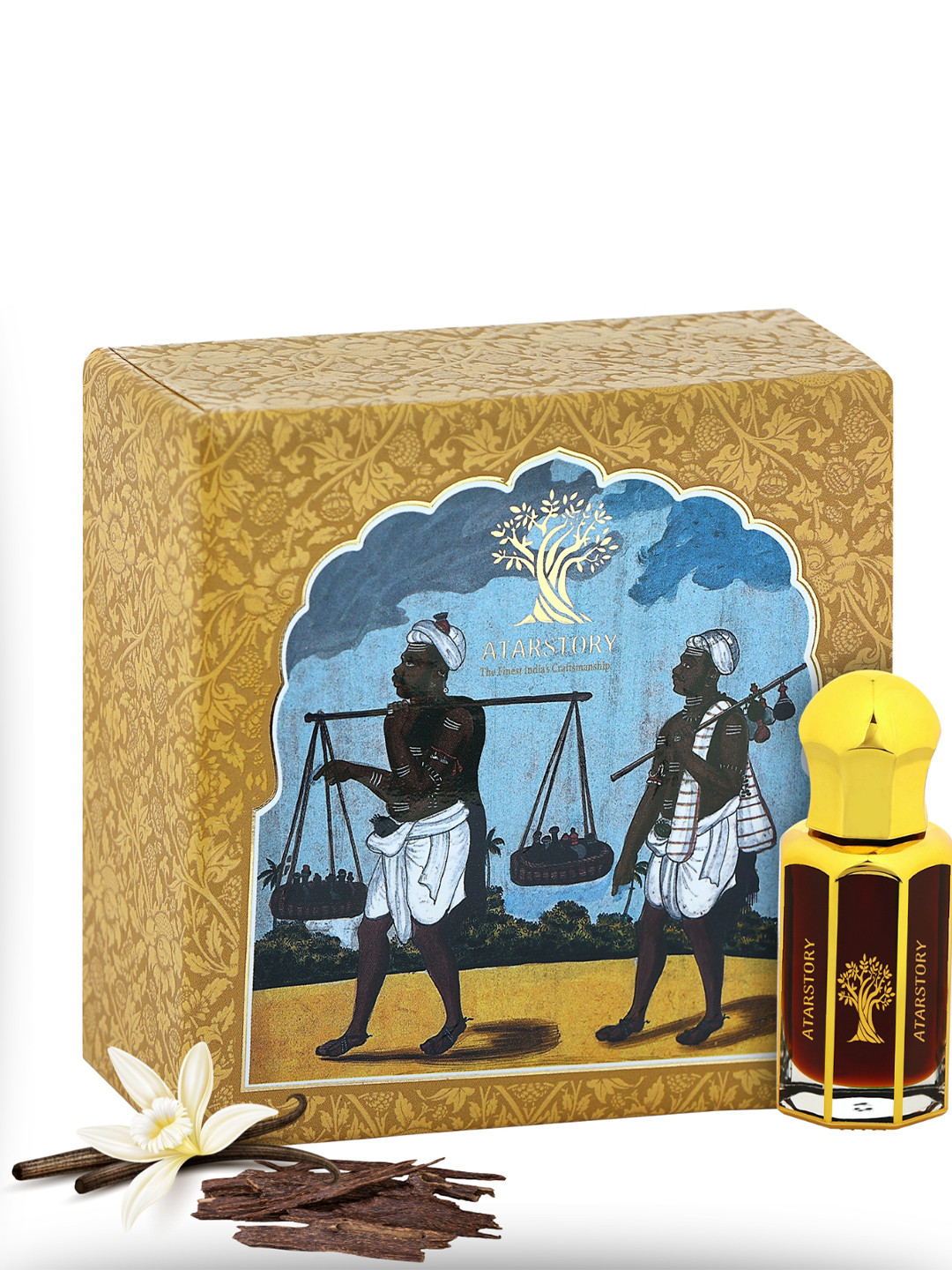 ATARSTORY Vanilla Oudh Best Luxury Long Lasting Herbal Alcohol Free Attar 12 ml