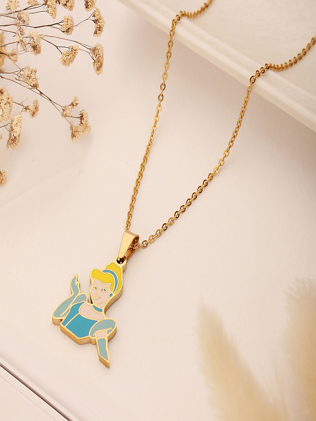 Zaisha 18K Gold Plated Cinderalla Chain Necklace