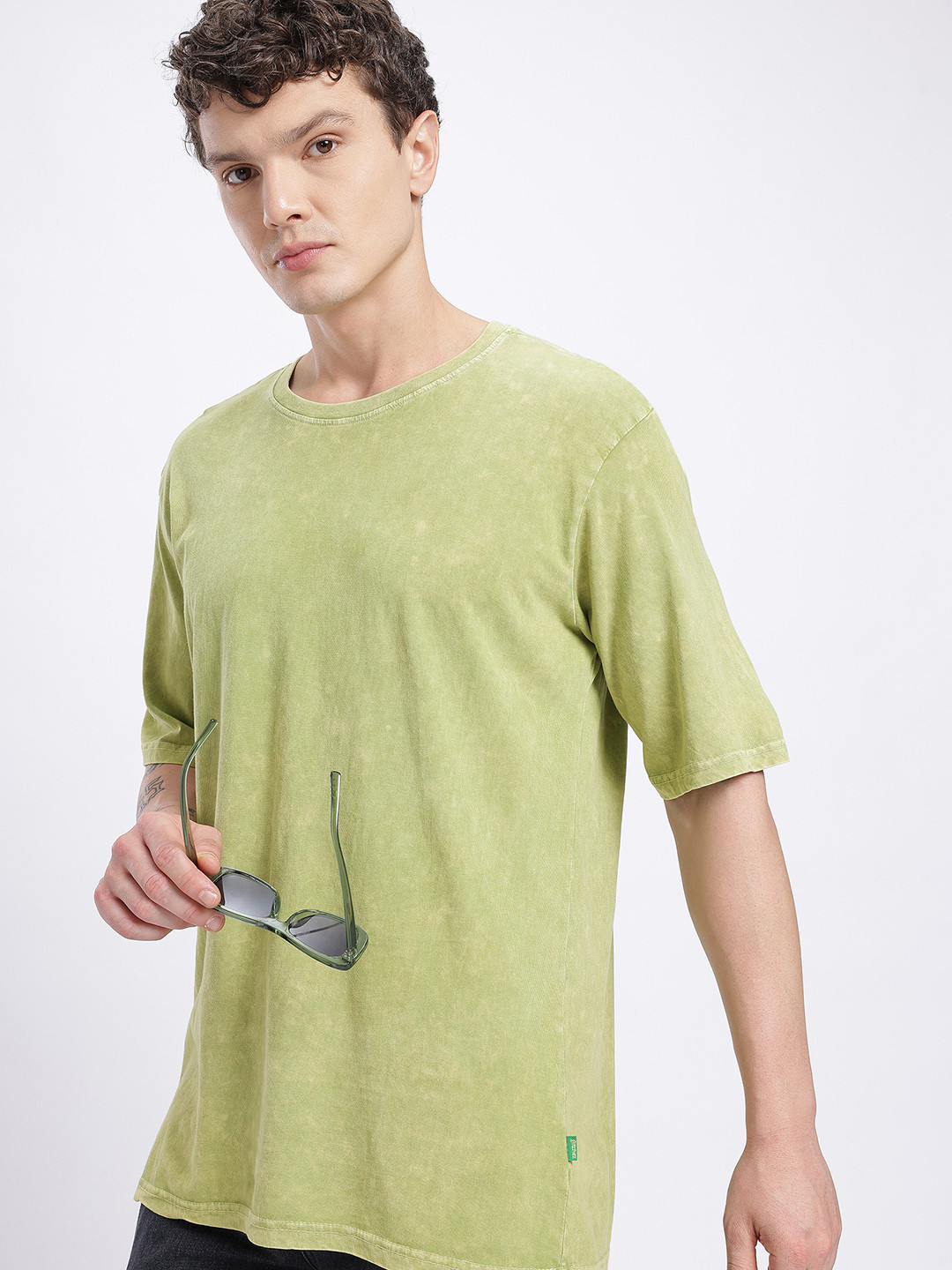 glitchez Washed Oversized T-shirt