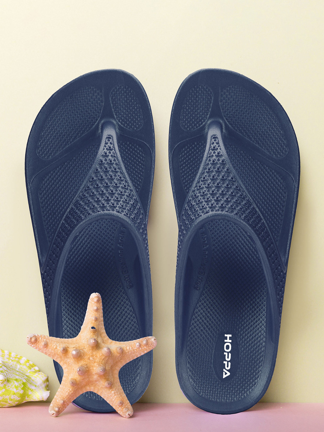 Hoppa Alice Navy Womens Flipflop