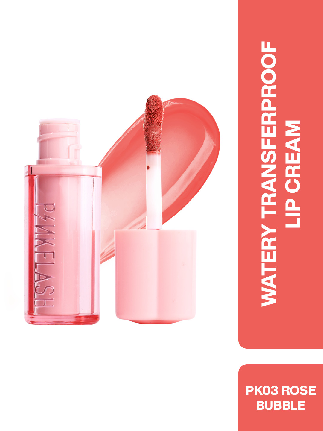 PINKFLASH Watery Transferproof Lightweight Lip Cream 2g - Rose Bubble PK03
