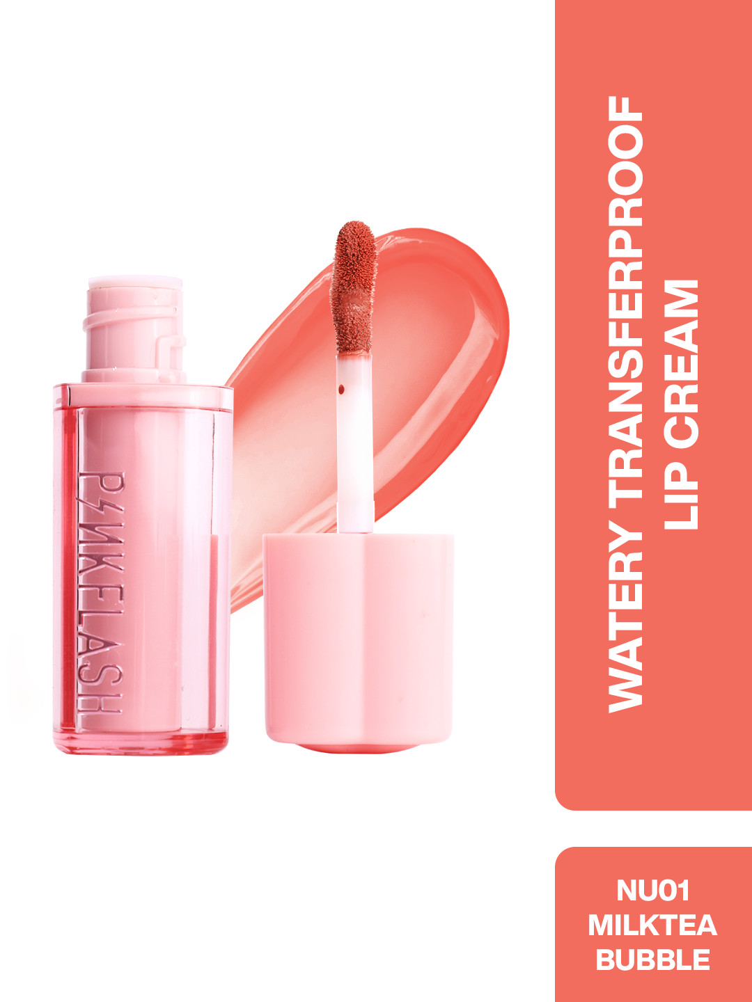 PINKFLASH Watery Transferproof Lightweight Lip Cream 2g - Milktea Bubble NU03