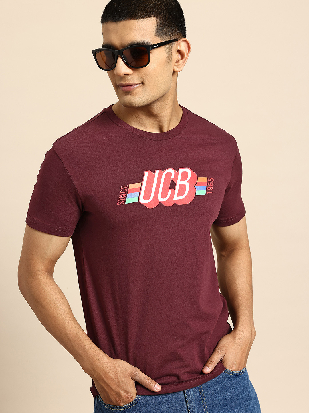 United Colors of Benetton Typography Print T-shirt