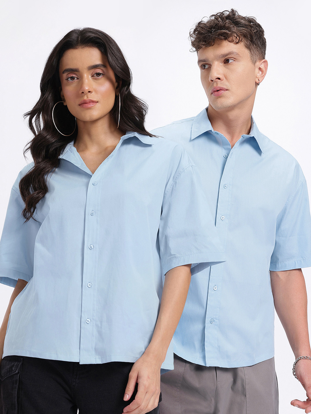 glitchez Unisex Relaxed Flow Poplin Shirt