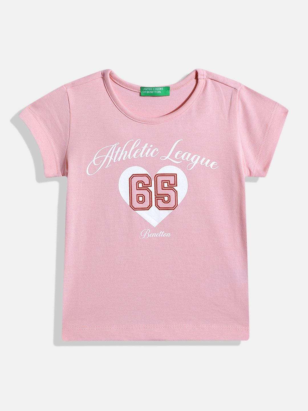 United Colors of Benetton Girls Typography Printed T-shirt