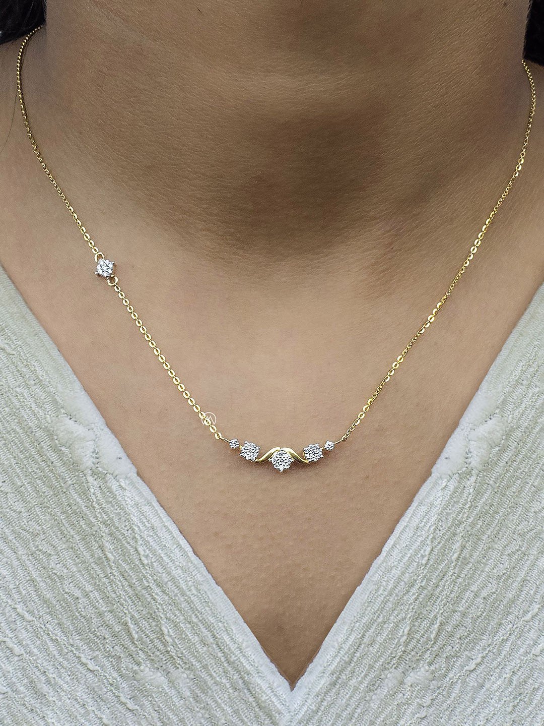 MAIORA Women Necklace and Chains Diamond 18 Kt