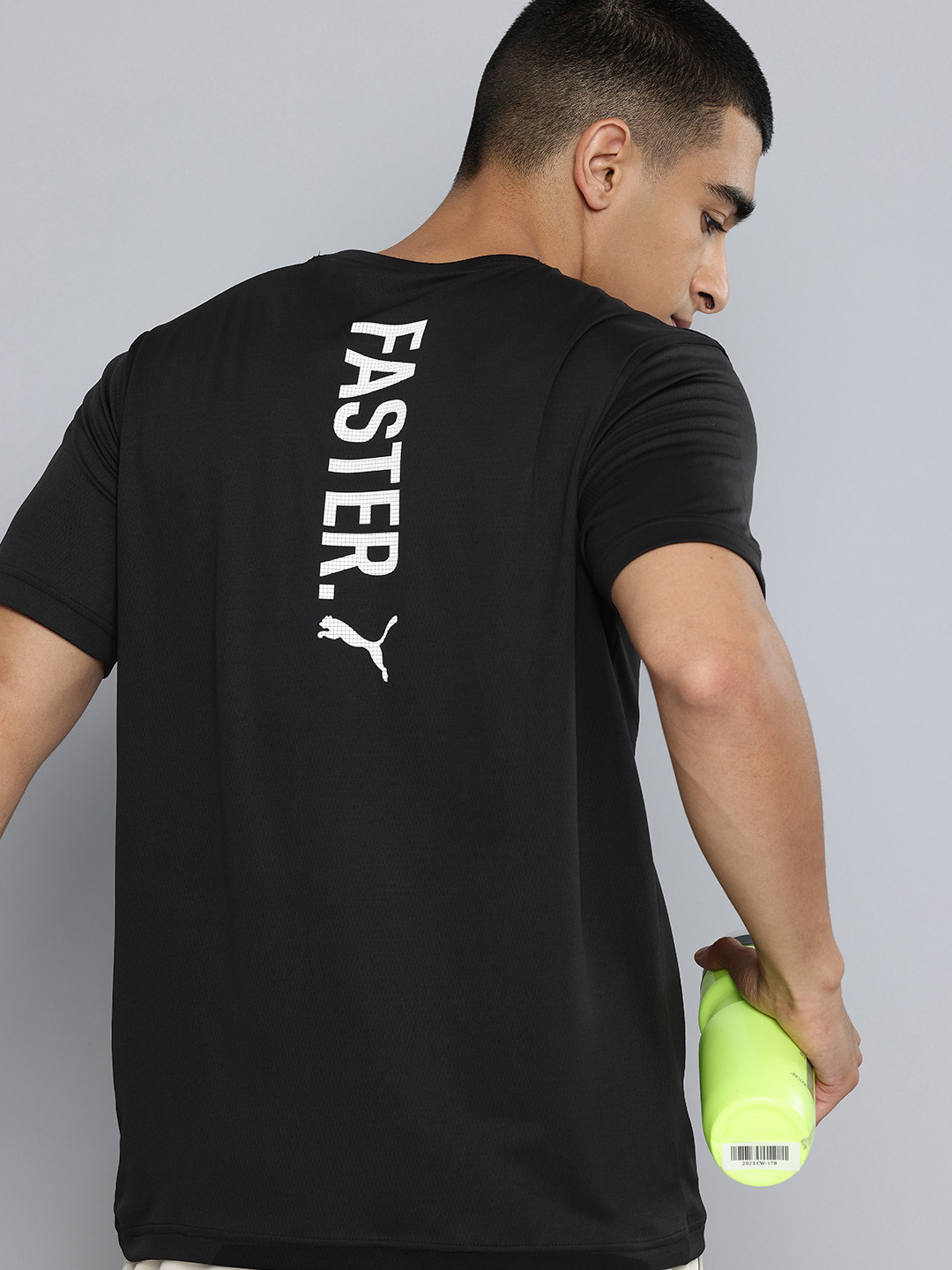 Puma Typography Printed dryCELL Faster Running T-shirt