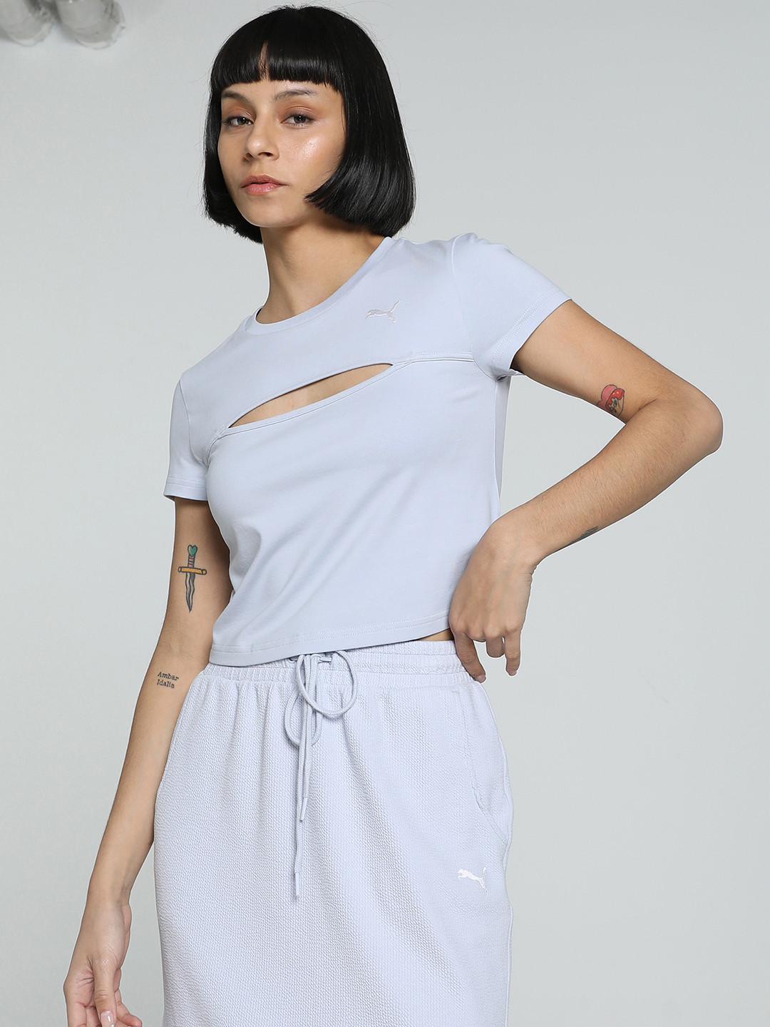 Puma Slim Fit Cut Out Detailing T-shirt