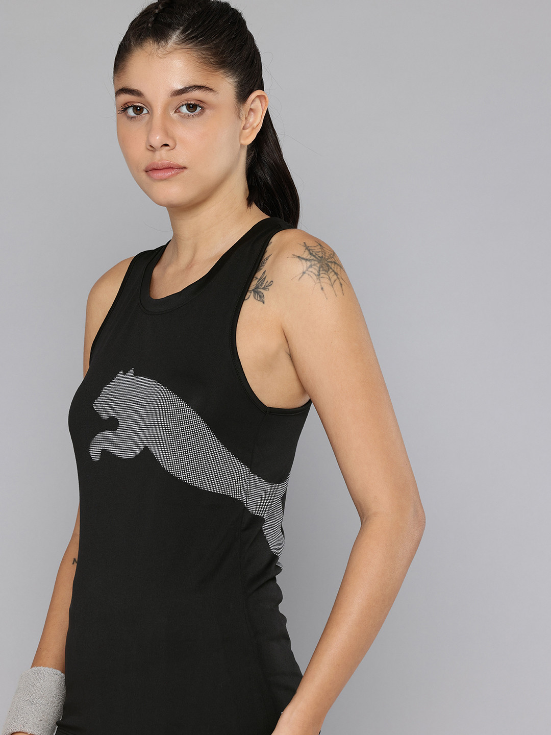 Puma Train All Day Brand Logo Printed Drycell Training T-shirt