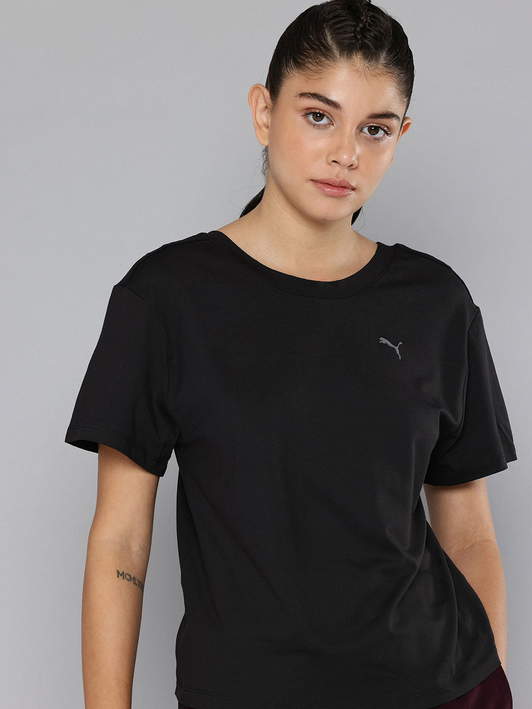 Puma Move Cloudspun Drop-Shoulder Sleeves dryCELL Loose Fit Training Relaxed Fit T-shirt