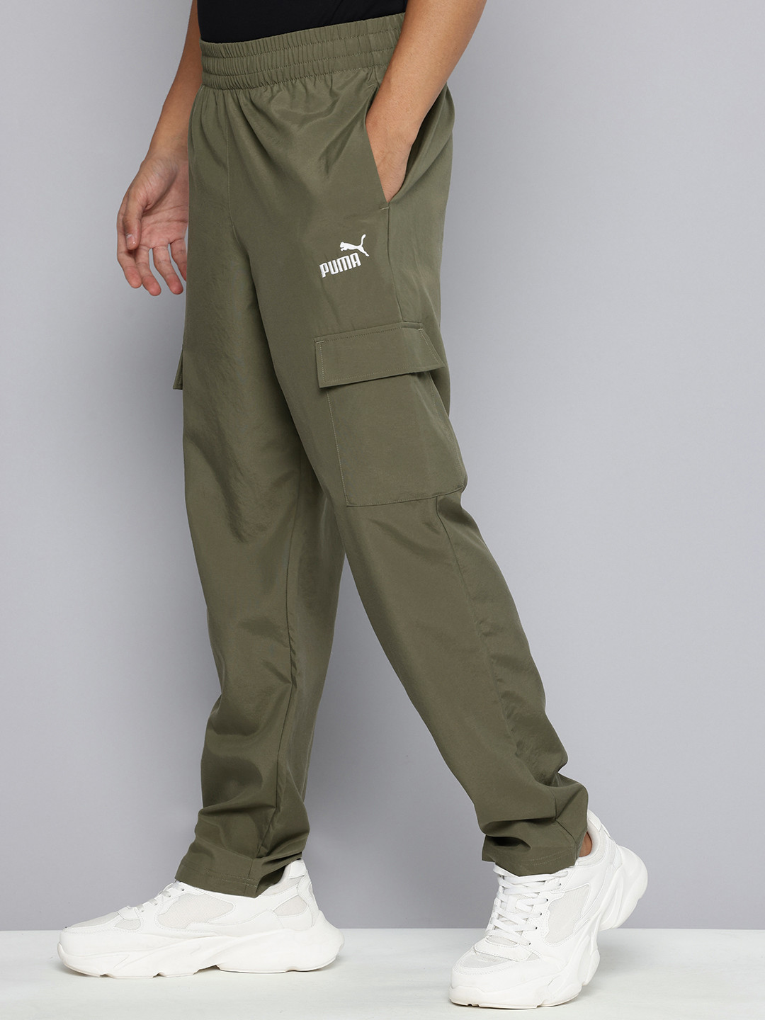 Puma Men No.1 Logo Woven Cargo Track Pants