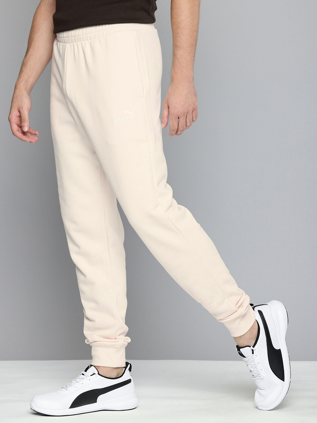 Puma Men Brand Logo Printed Sweatpants