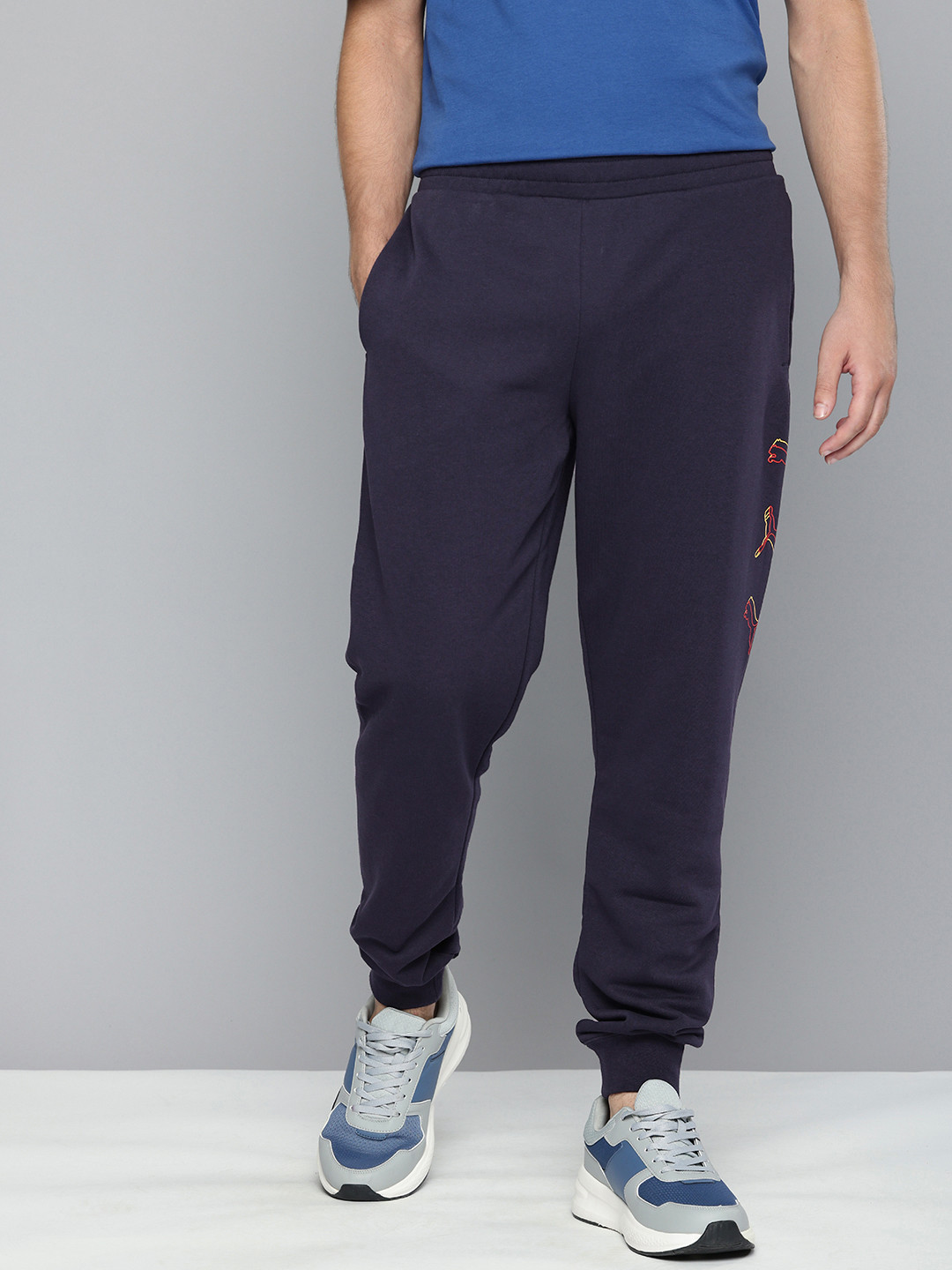 Puma Men Brand Logo Printed Sweatpants