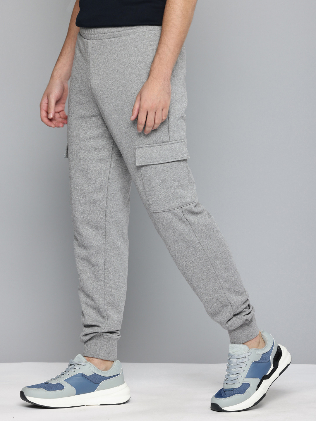 Puma Men Brand Logo Printed Cargo Track Pants