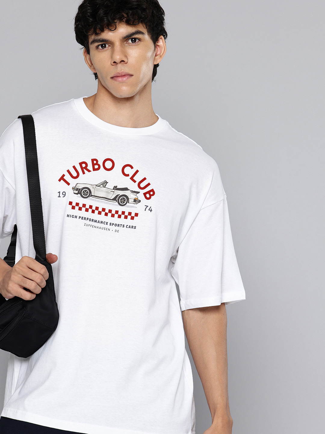 PUMA Motorsport Porsche Legacy Graphic Printed Pure Cotton Oversized T-shirt