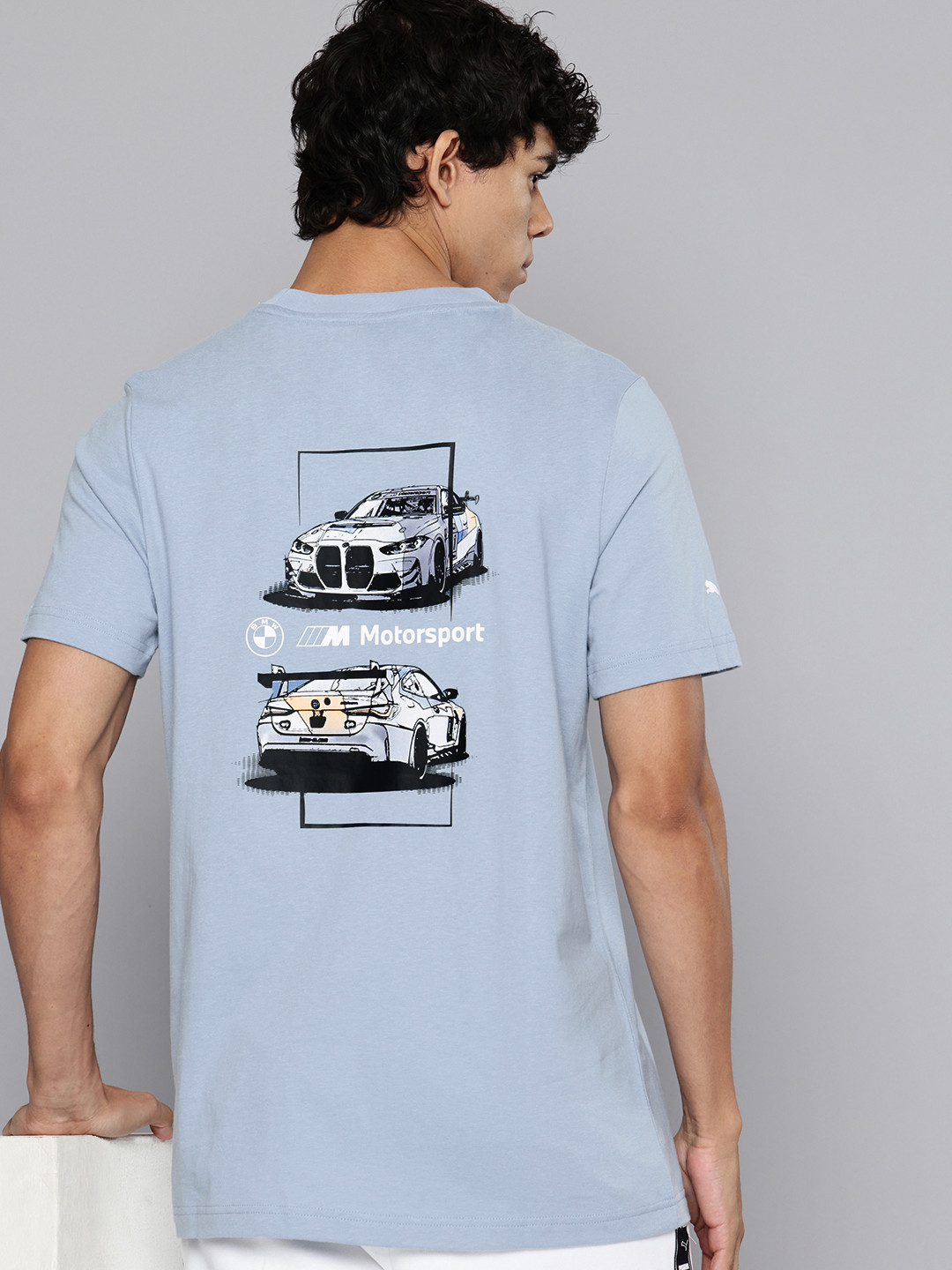PUMA Motorsport BMW Graphic Printed Pure Cotton T-shirt