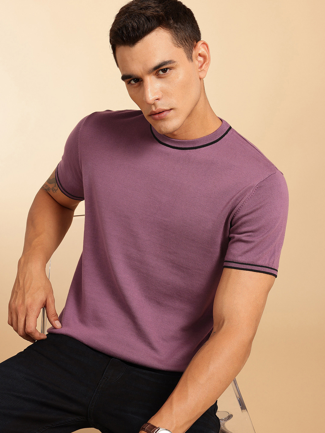 French Connection Regular Fit Pure Cotton T-shirt