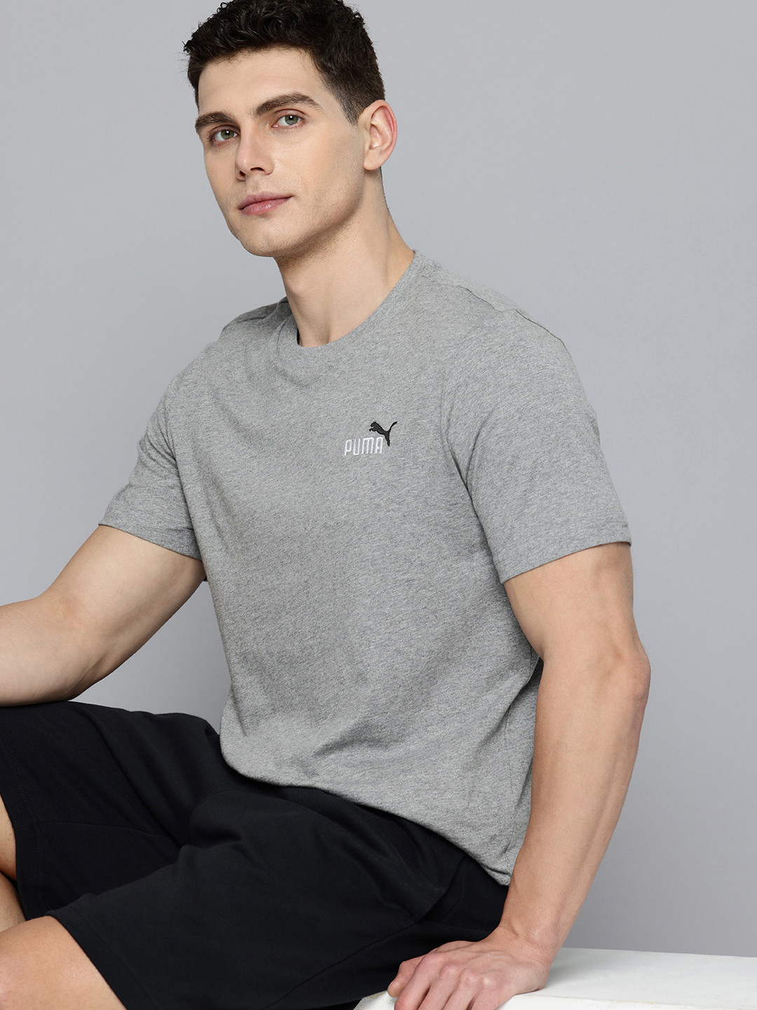 Puma Pure Cotton 2 Colour Small No. 1 Logo T-shirt