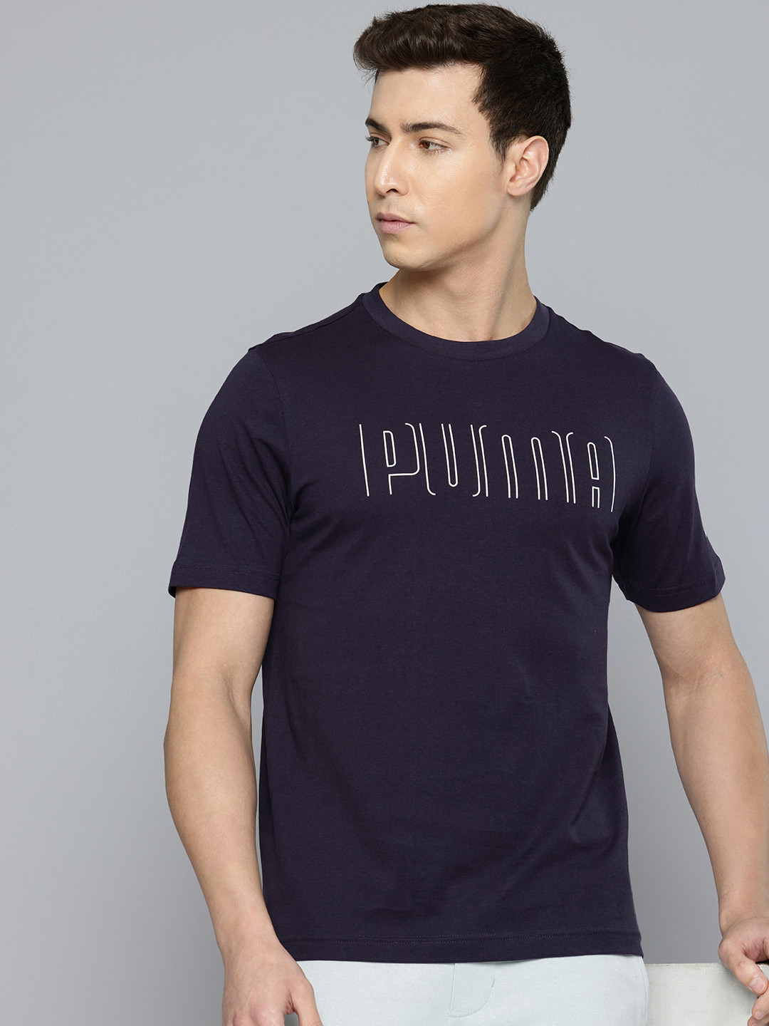 Puma Brand Logo Printed Pure Cotton T-shirt