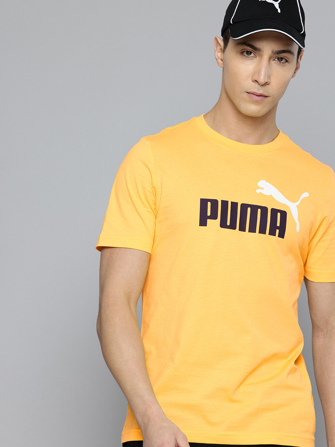 Puma Two Colour No. 1 Brand Logo Pure Cotton T-shirt