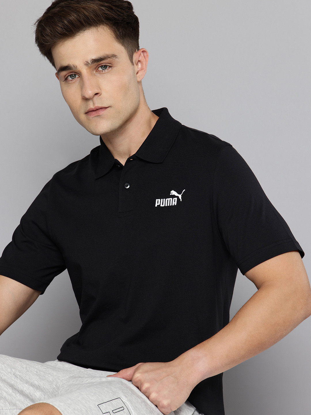 Puma Polo Collar Pure Cotton T-shirt