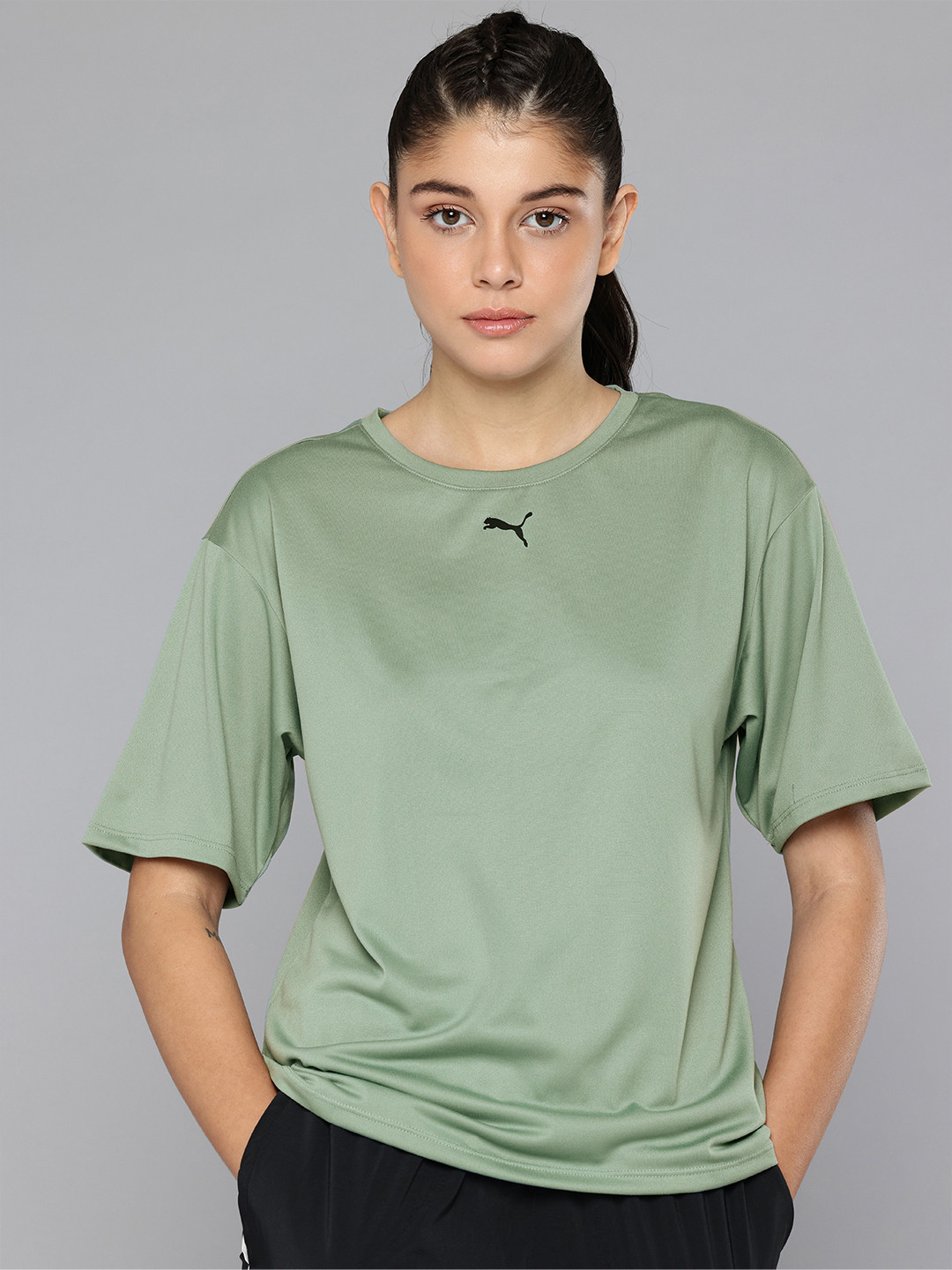 Puma Train All Day Drop-Shoulder Sleeves Drycell Training T-shirt