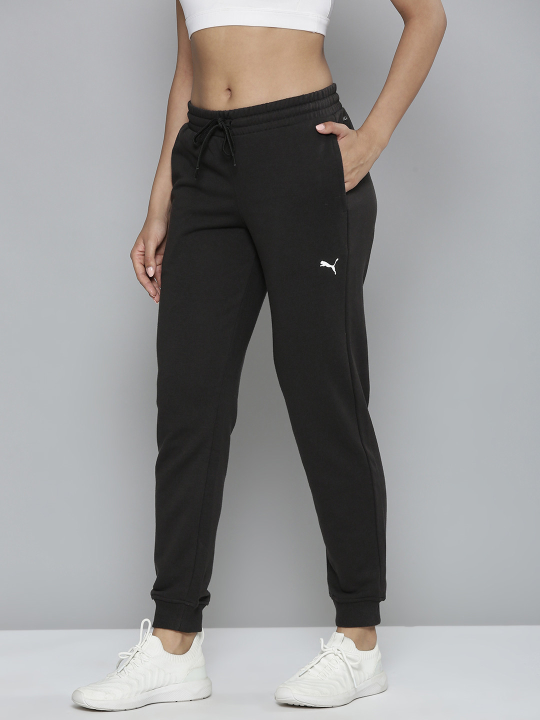 Puma Women Train All Day Pure Cotton Drycell Training Joggers