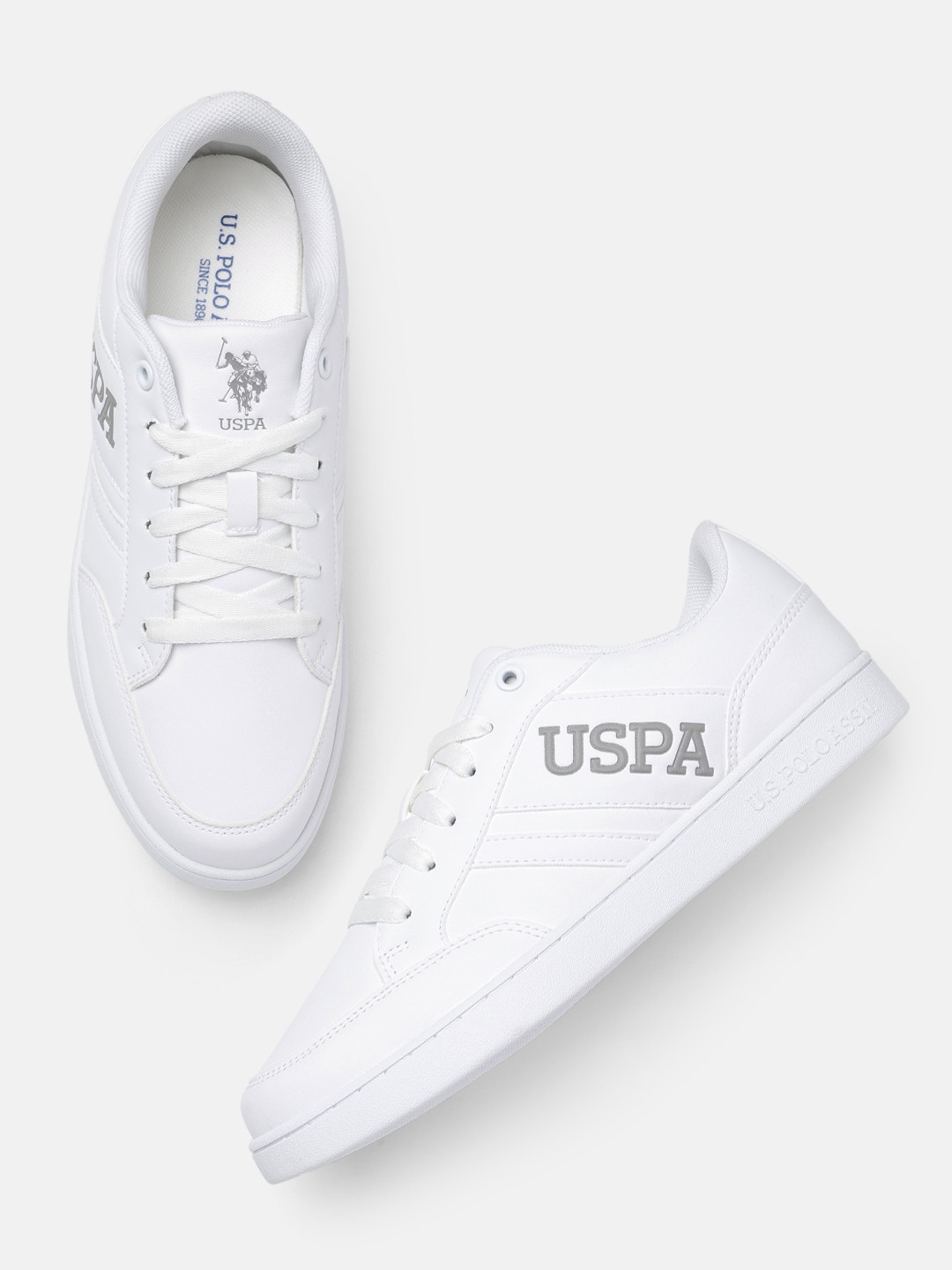 U.S. Polo Assn. Men GALA Brand Logo Patterned Sneakers