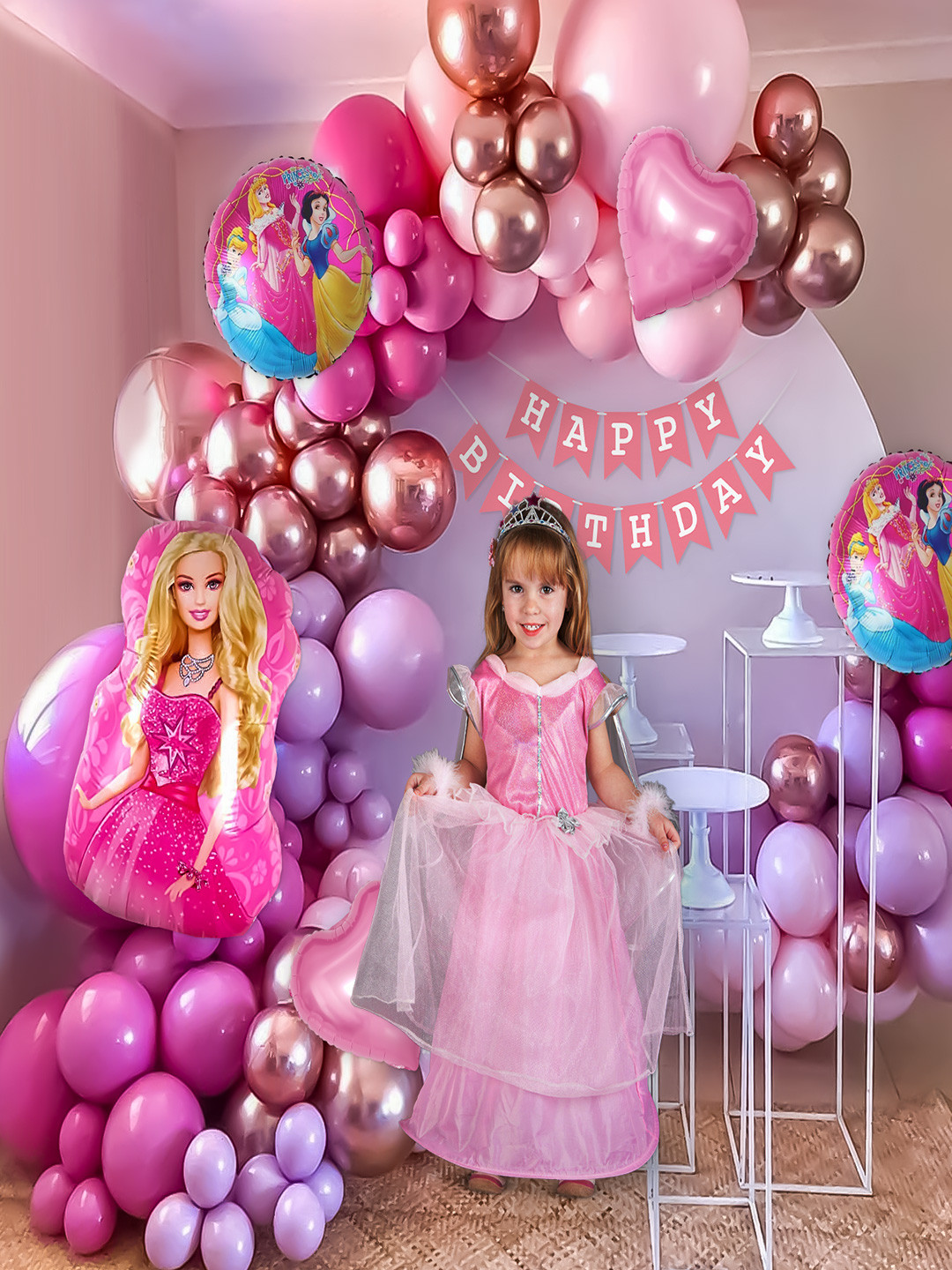 Special You Set Of 73 Pink & Purple Festive Decors