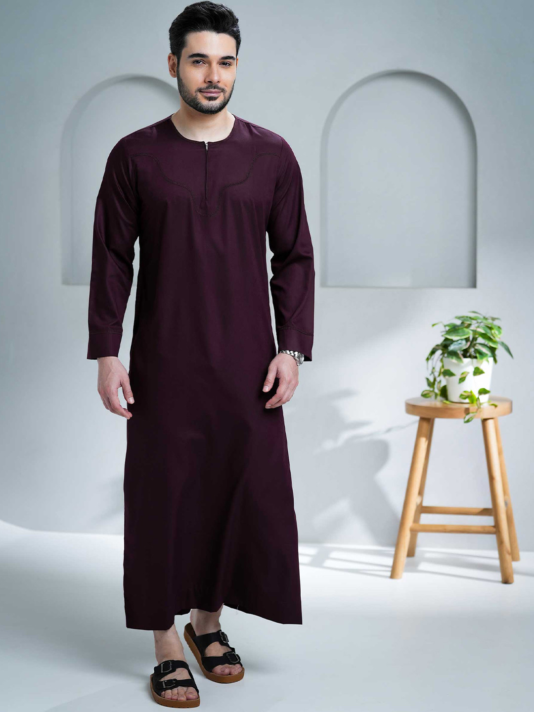 MASHROO Round Neck A-Line Kurta