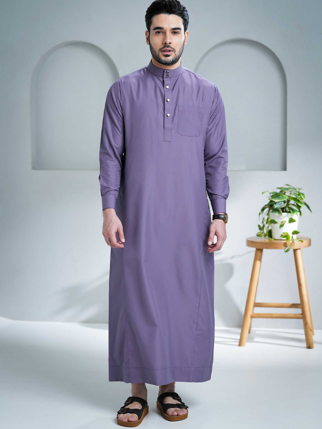 MASHROO Men Purple 2.0 Unicus Thobe