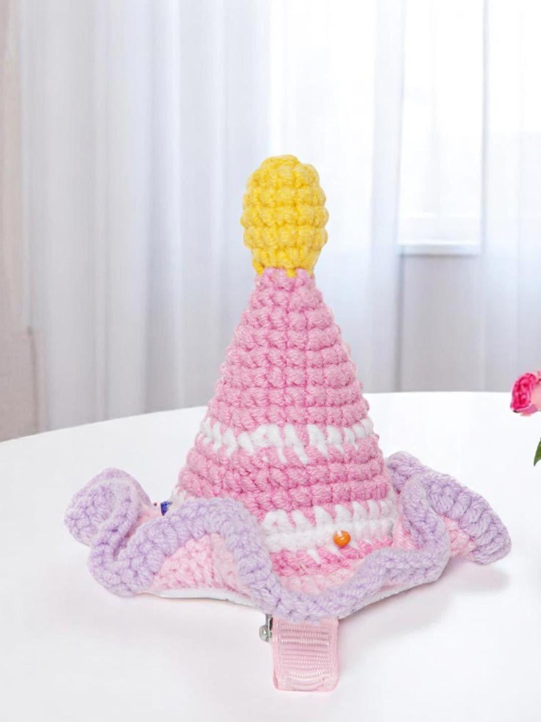 Radhu & Kabby Women Crochet Hair Clip