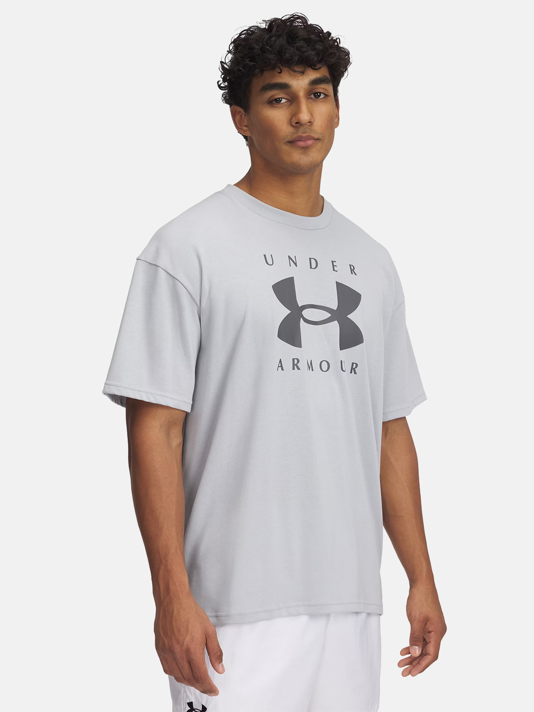 UNDER ARMOUR Brand Logo Printed Training Oversized T-shirt