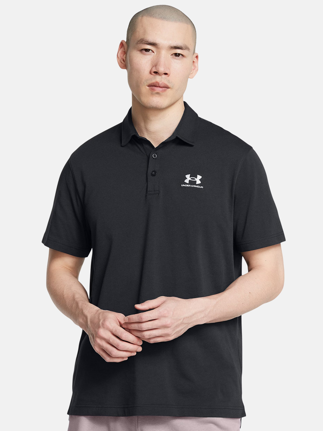 UNDER ARMOUR Icon Polo Collar Fit Training Regular Fit T-shirt