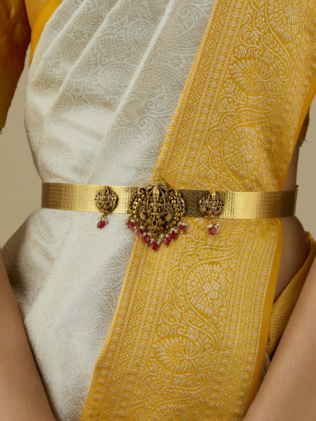 Kushal's Fashion Jewellery Gold-Plated Waist Chain