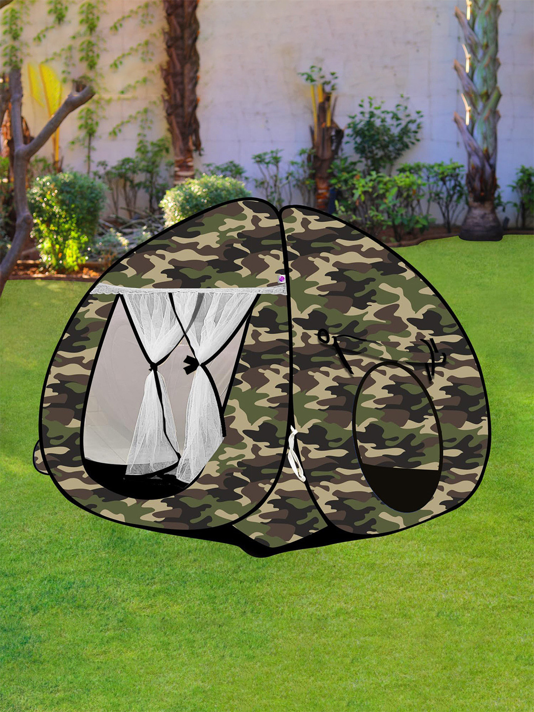 Silver Shine Printed Foldable Play House