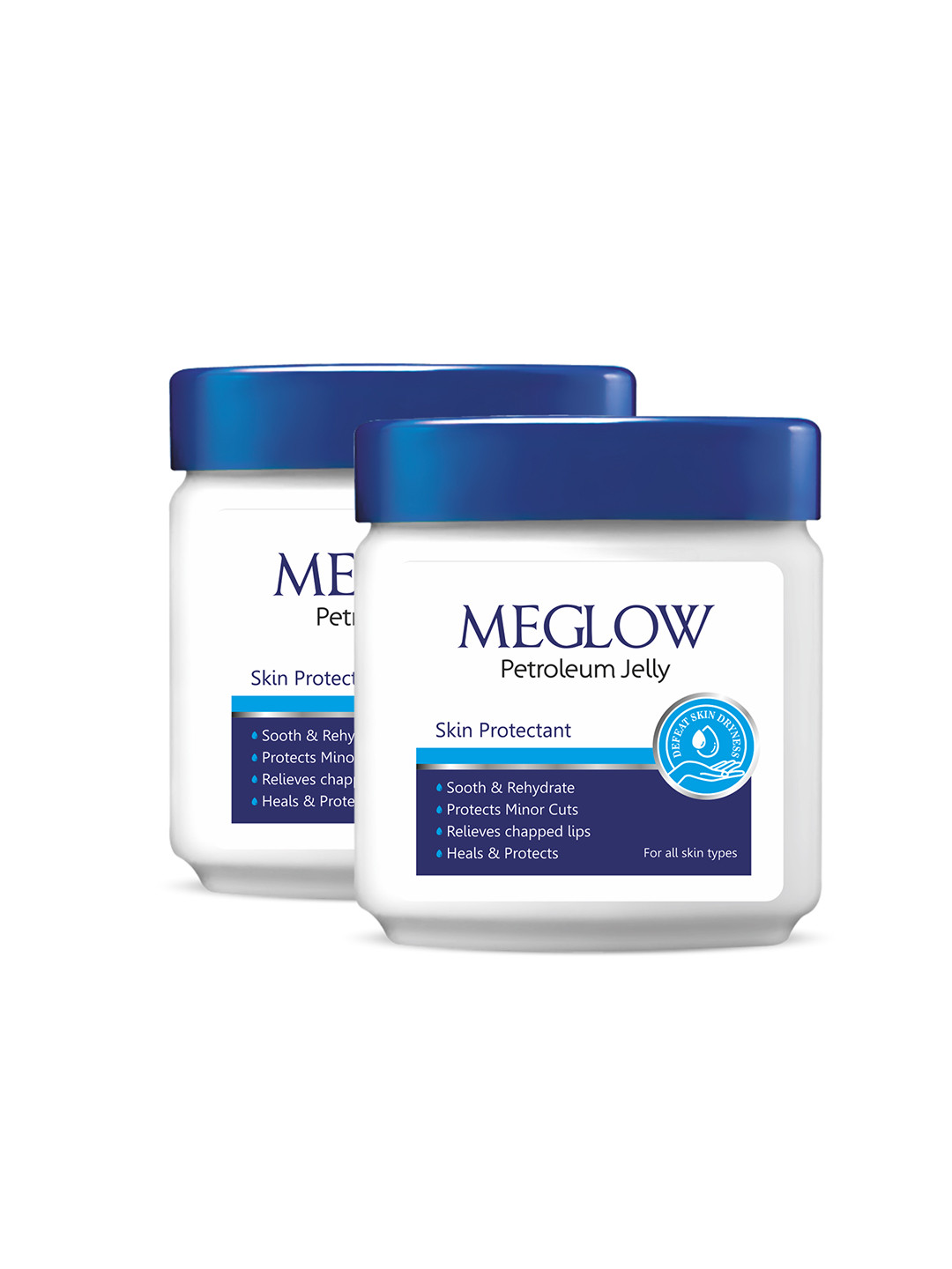 MEGLOW Set Of 2 Petroleum Jelly - 100 g Each