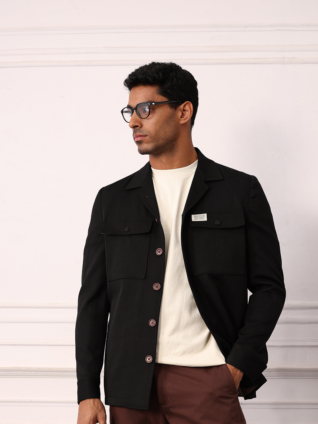 Mr Bowerbird Double Pocket Resort Collar Tailored Jacket