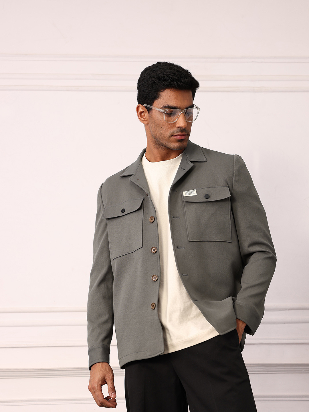 Mr Bowerbird Double Pocket Resort Collar Tailored Jacket